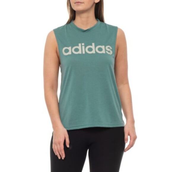 Adidas Raw Green Dash Tank Top - Picture 7 of 7